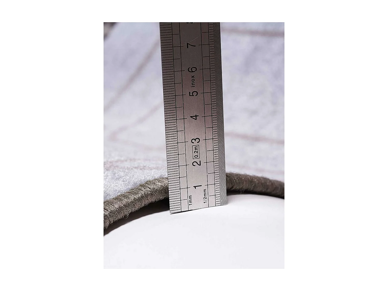 tapis chambre 57x110 tissé violet rectangle ISPARTA PATCHWORK