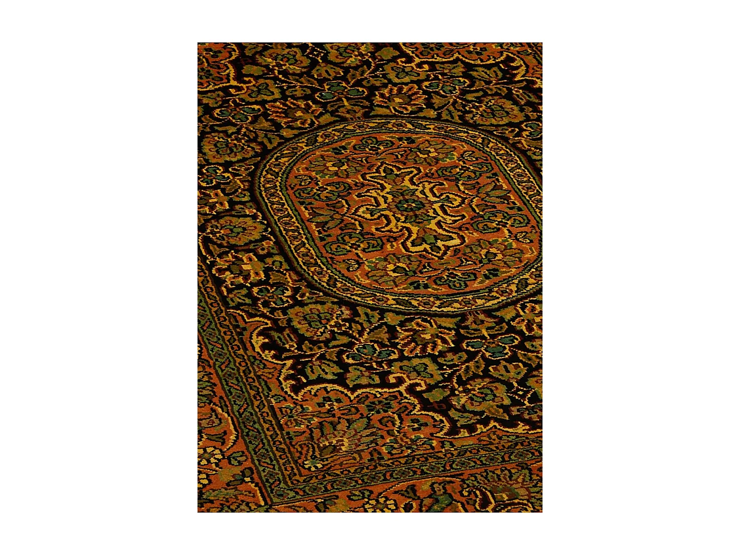 Autentico tappeto orientale 80x125 realizzato a mano in rayon oro CACHEMIR A