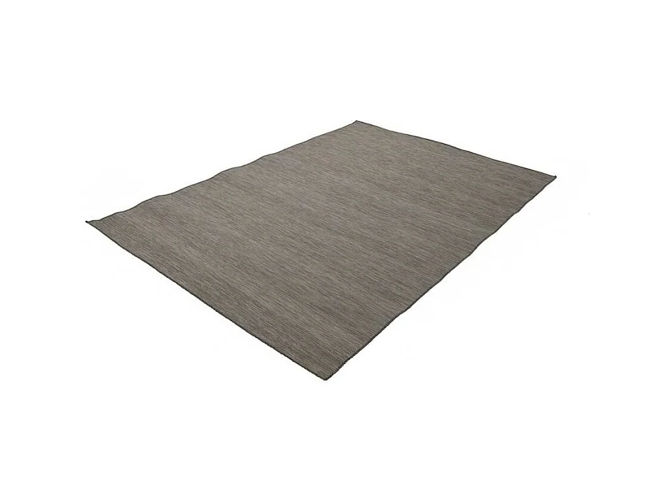 Tapis extérieur 67x180 tissé kilim marron SUNDANCE