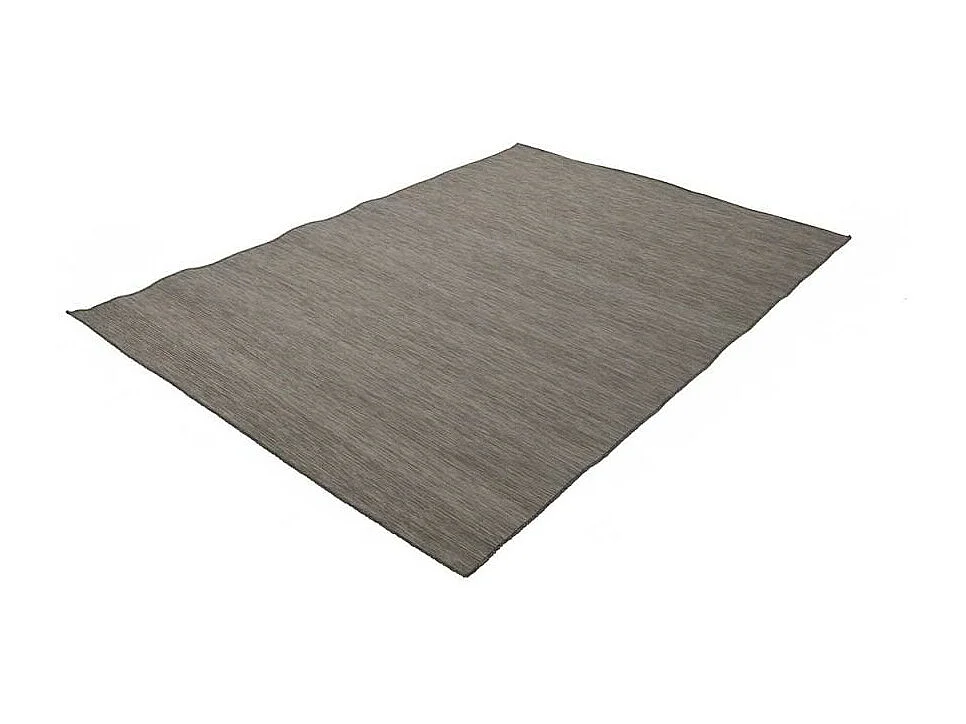 Tapis extérieur 67x180 tissé kilim marron SUNDANCE