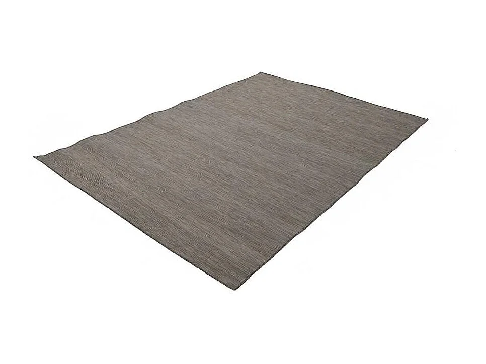 Tapis extérieur 67x180 tissé kilim marron SUNDANCE