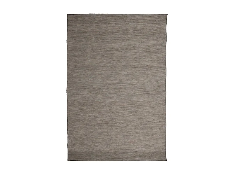 Tapis extérieur 67x180 tissé kilim marron SUNDANCE