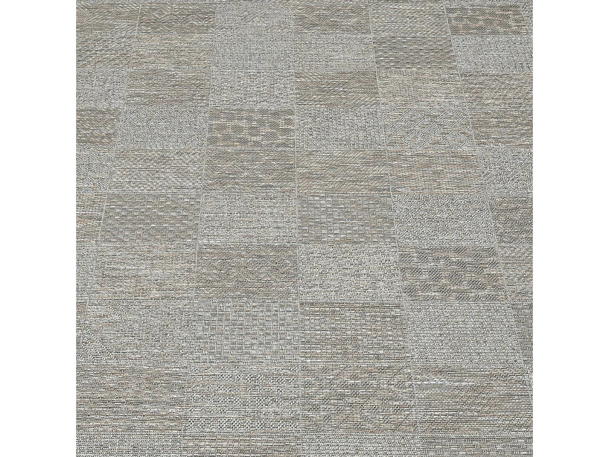 Tapis extérieur 67x180 tissé kilim gris MEXICO EX