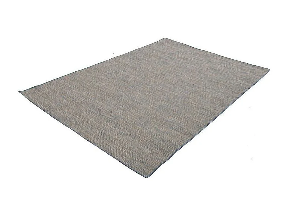 Tapis extérieur 67x180 tissé kilim bleu SUNDANCE