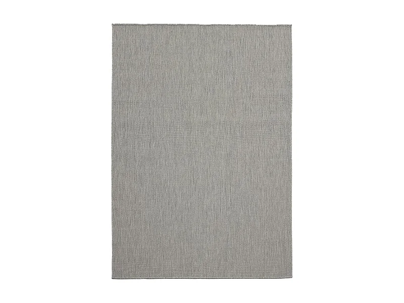 Tapis extérieur 160x220 tissé kilim gris GEGIA