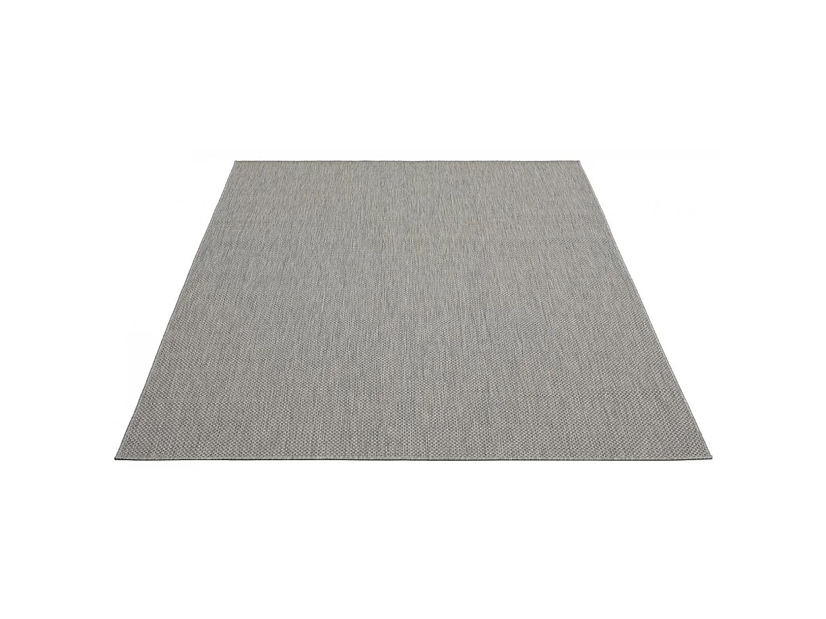 Tappeto da esterno 160x220 tessuto kilim grigio GEGIA