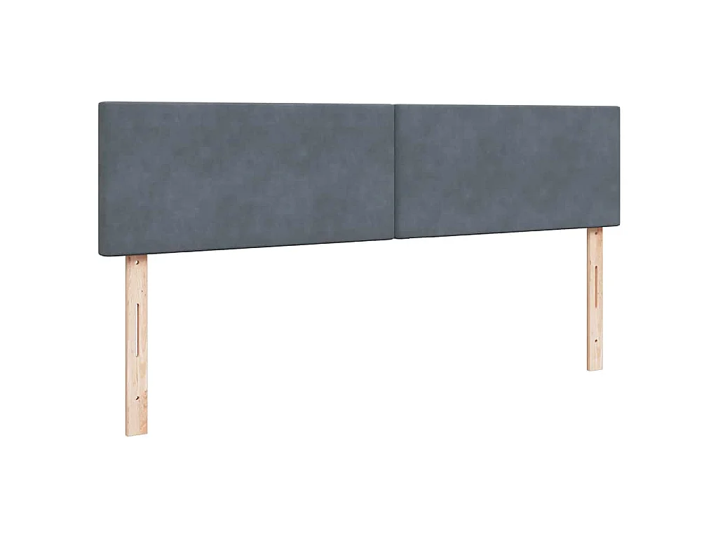 Struttura Letto Pouf con Materassi 200x200 cm Velluto