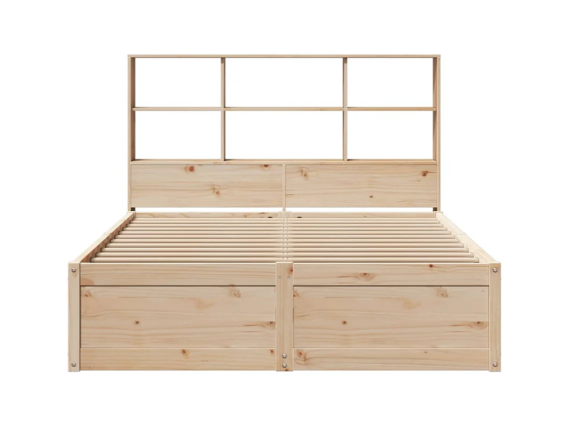 Cadre de lit sans matelas 150x200 cm bois de pin massif