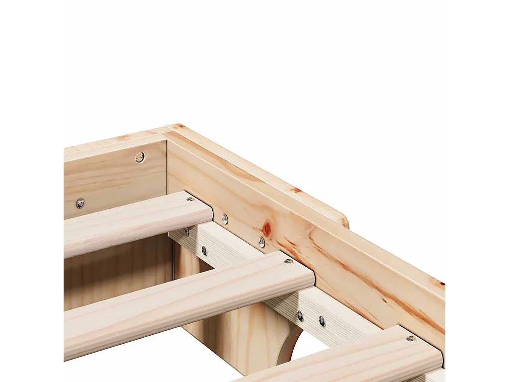 Cadre de lit Pin massif 90 x 200 cm Bois massif en pin