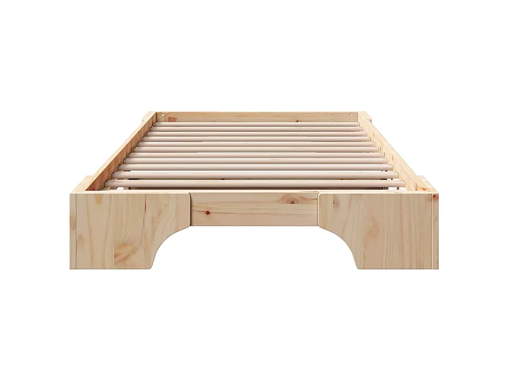 Cadre de lit Pin massif 90 x 200 cm Bois massif en pin