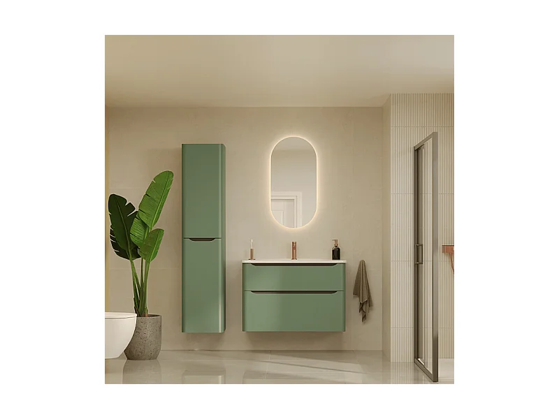 Colonne VITRA Sento Round 2 portes version gauche Vert mat