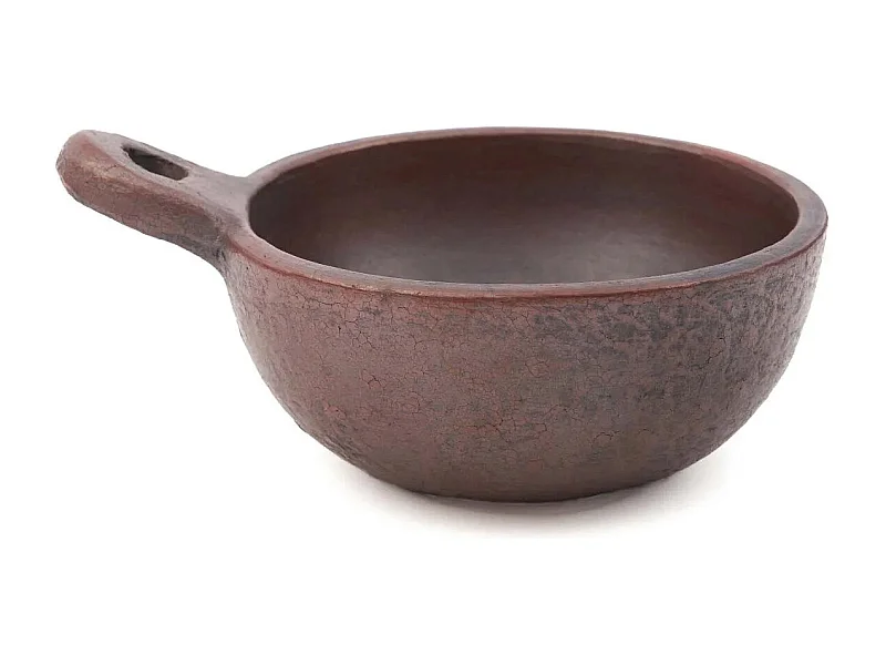 La Ciotola Etnica Con Manico - Terracotta - M