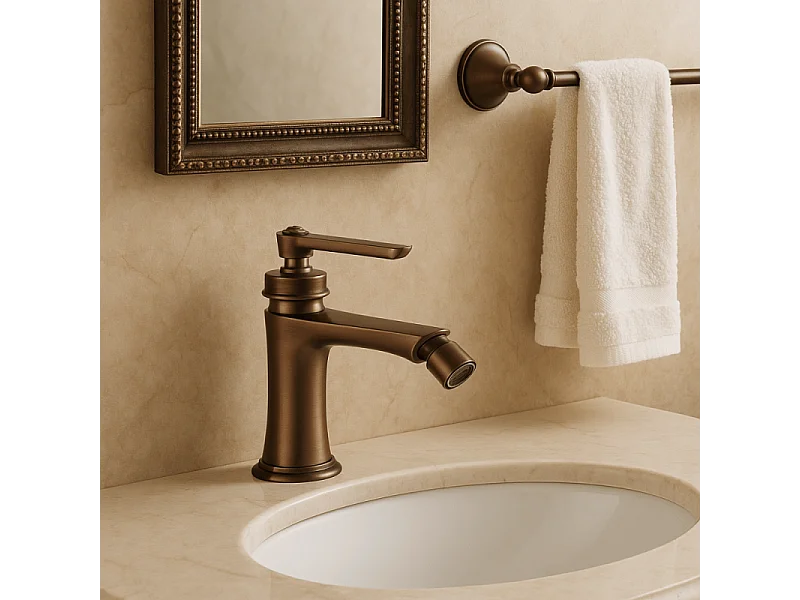 Porte serviette 1 barre PAINI Lady's auburn