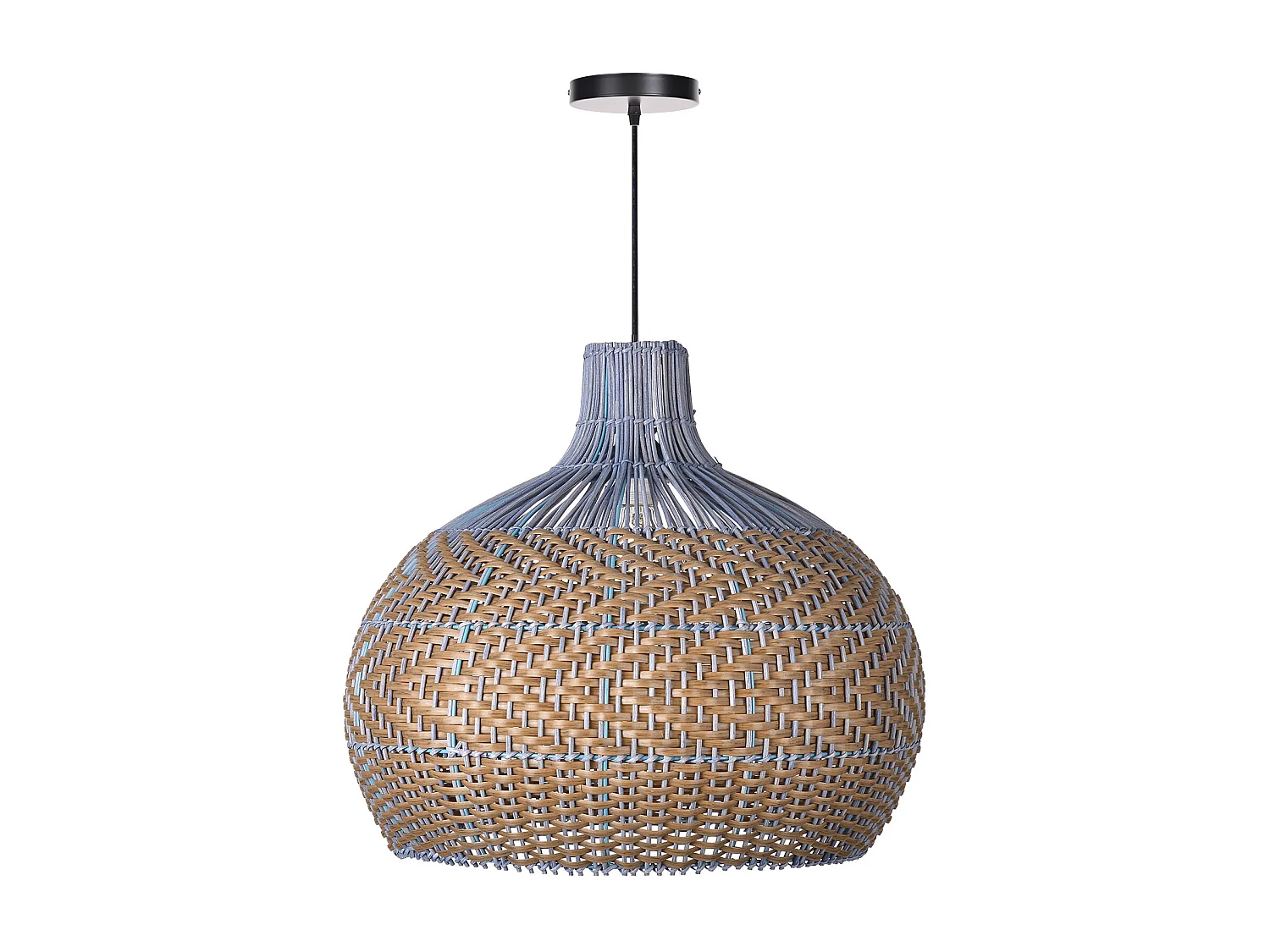 Suspension en rotin géométrique d50 cm x h45 cm