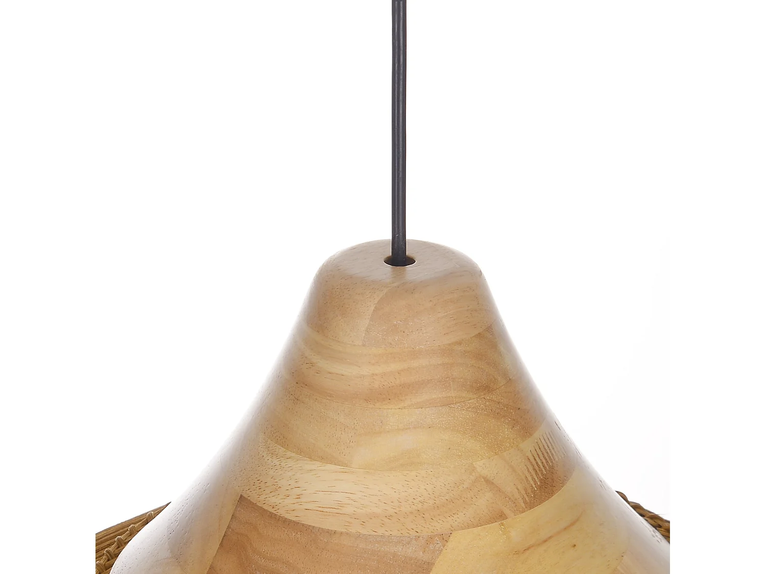 Suspension en rotin géométrique d60 cm x h45 cm