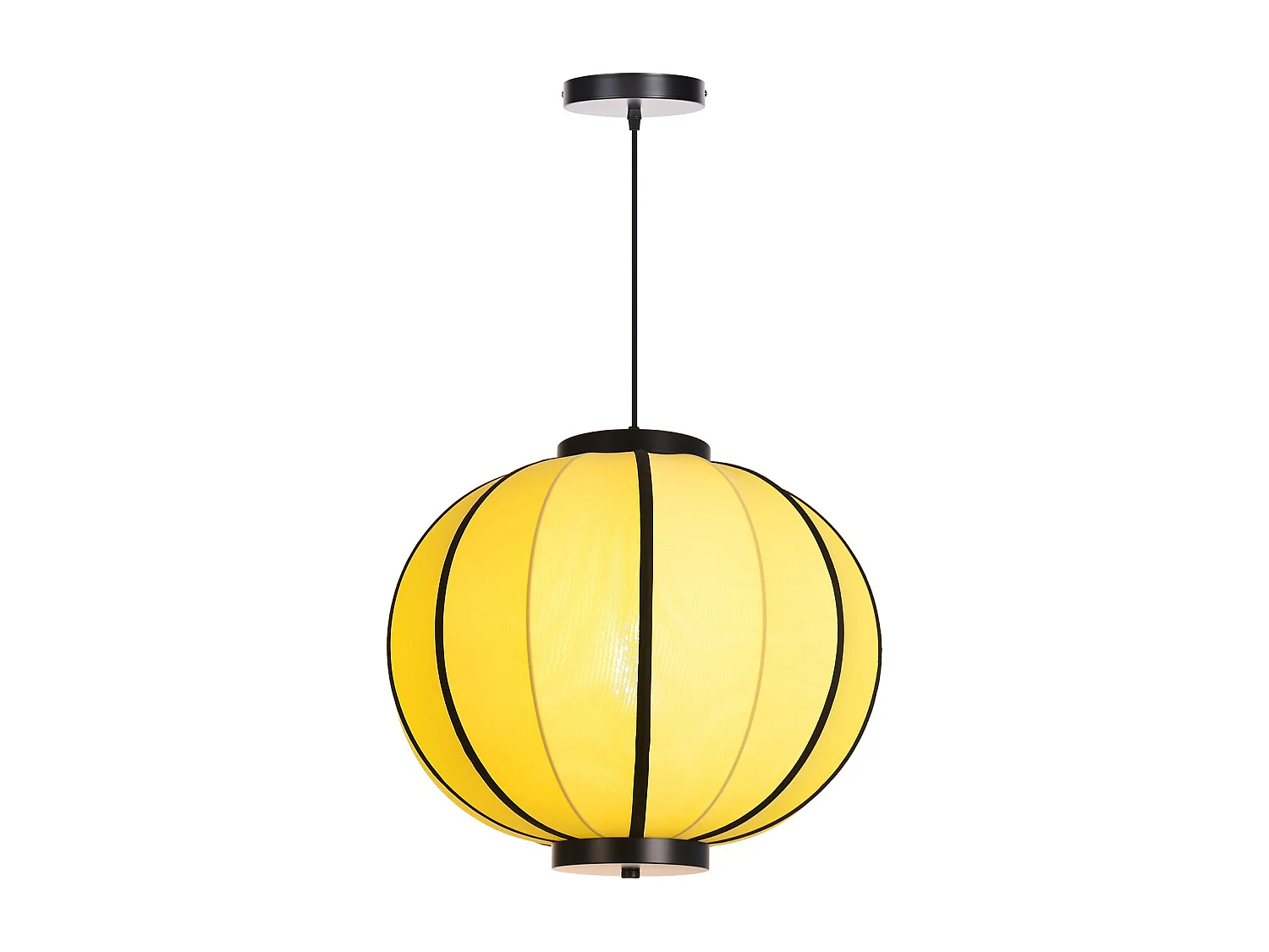 Lampe suspendue en rotin fabriquée à la main d50 cm x h40 cm