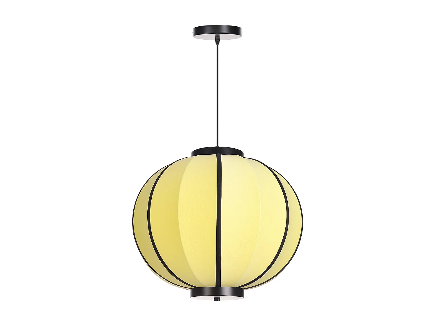 Lampe suspendue en rotin fabriquée à la main d60 cm x h45 cm