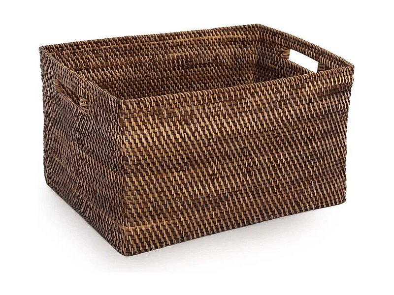 Le Panier à Magazines Colonial - Brun Naturel - XL