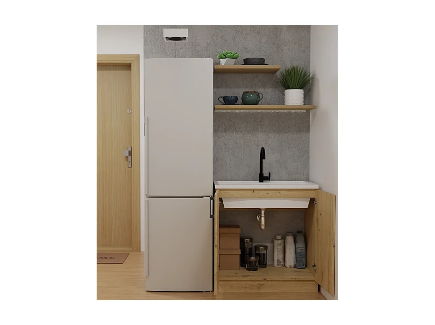 Szafka Kuchenna KATIA D-80 | Dąb Artisan | 80x45,5x82 cm | Uniwersalna