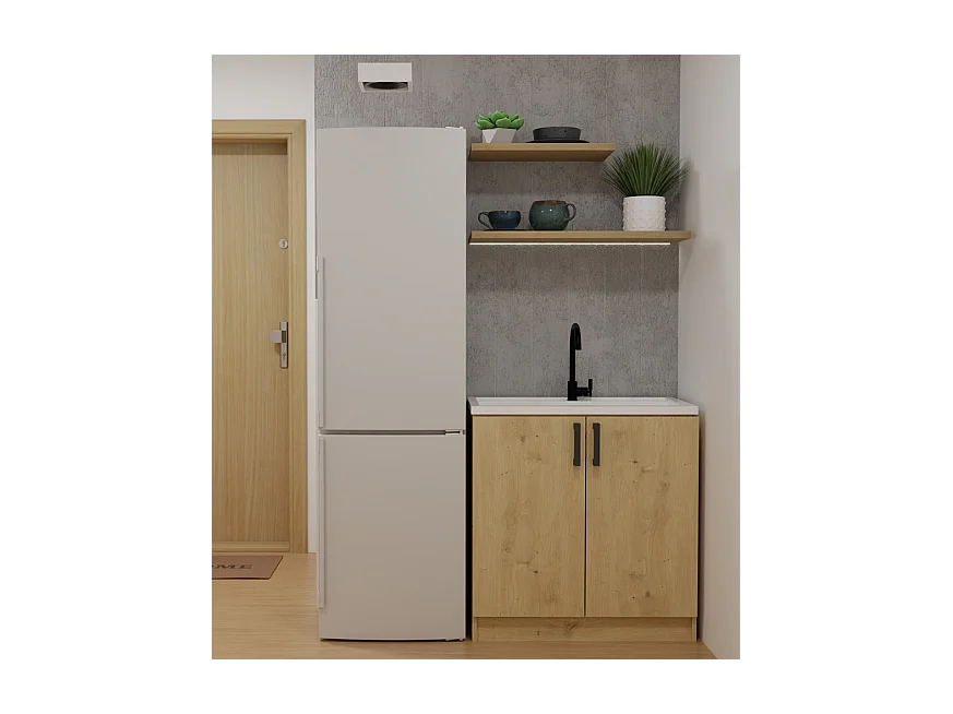 Szafka Kuchenna KATIA D-80 | Dąb Artisan | 80x45,5x82 cm | Uniwersalna