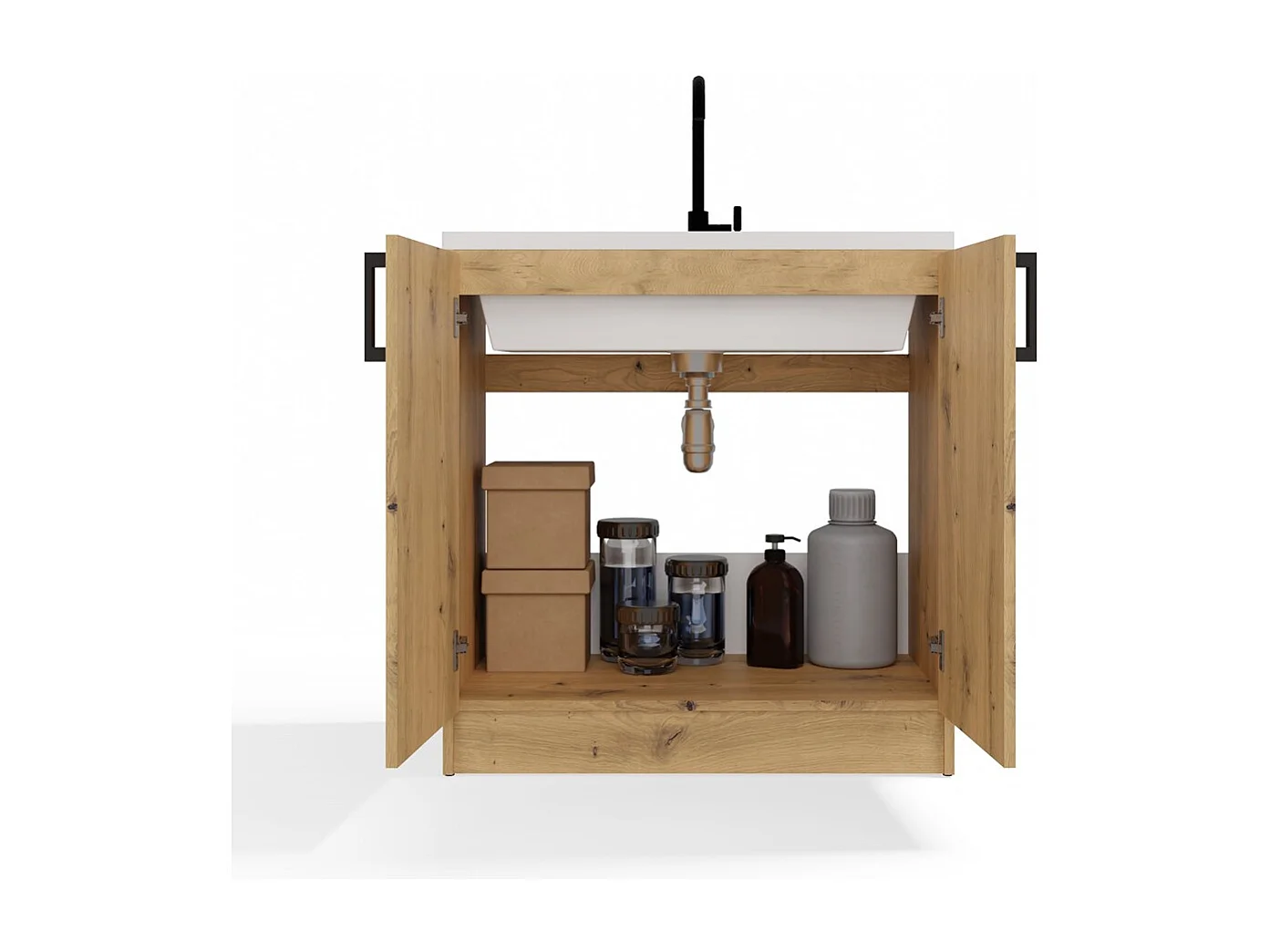 Szafka Kuchenna KATIA D-80 | Dąb Artisan | 80x45,5x82 cm | Uniwersalna