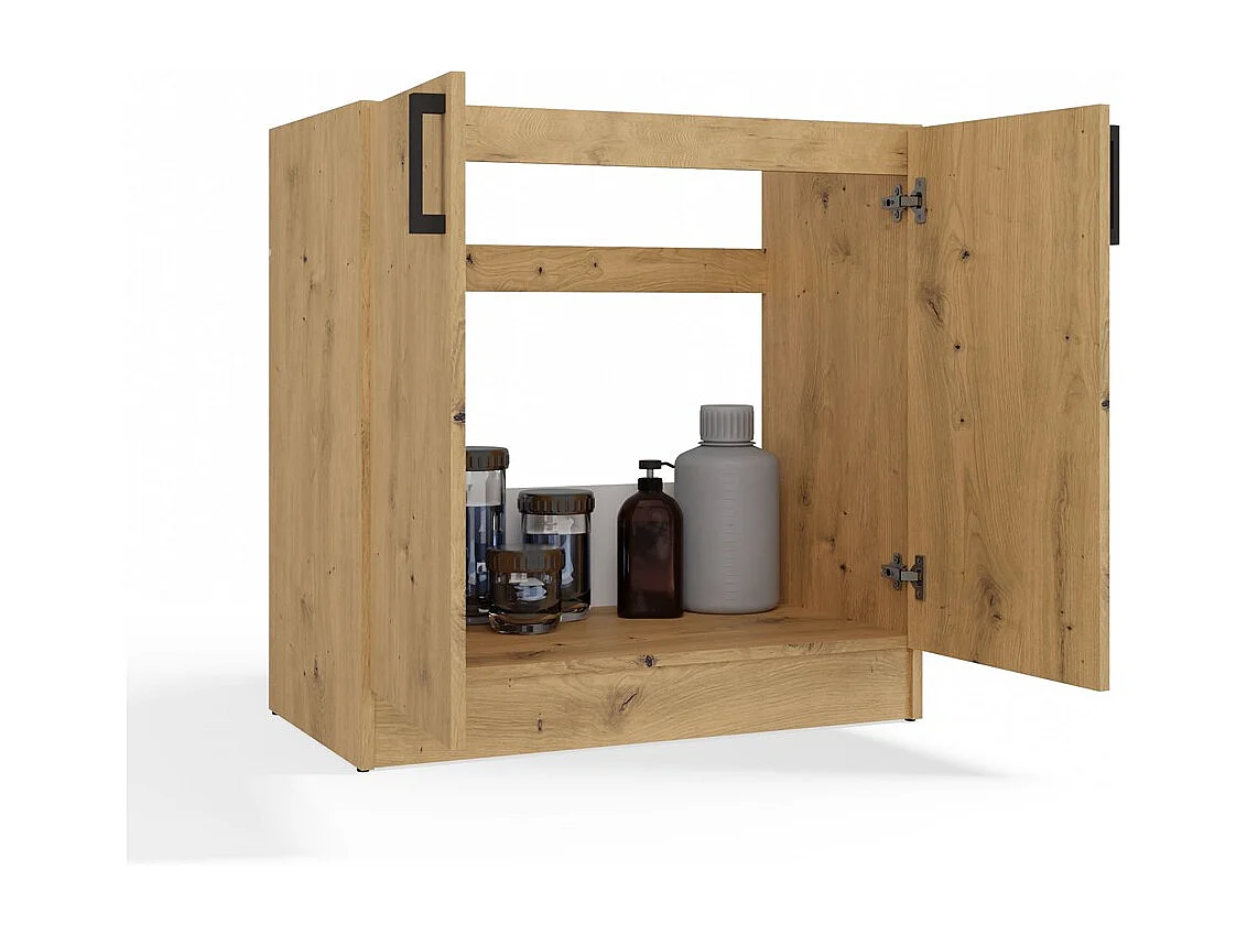 Szafka Kuchenna KATIA D-80 | Dąb Artisan | 80x45,5x82 cm | Uniwersalna