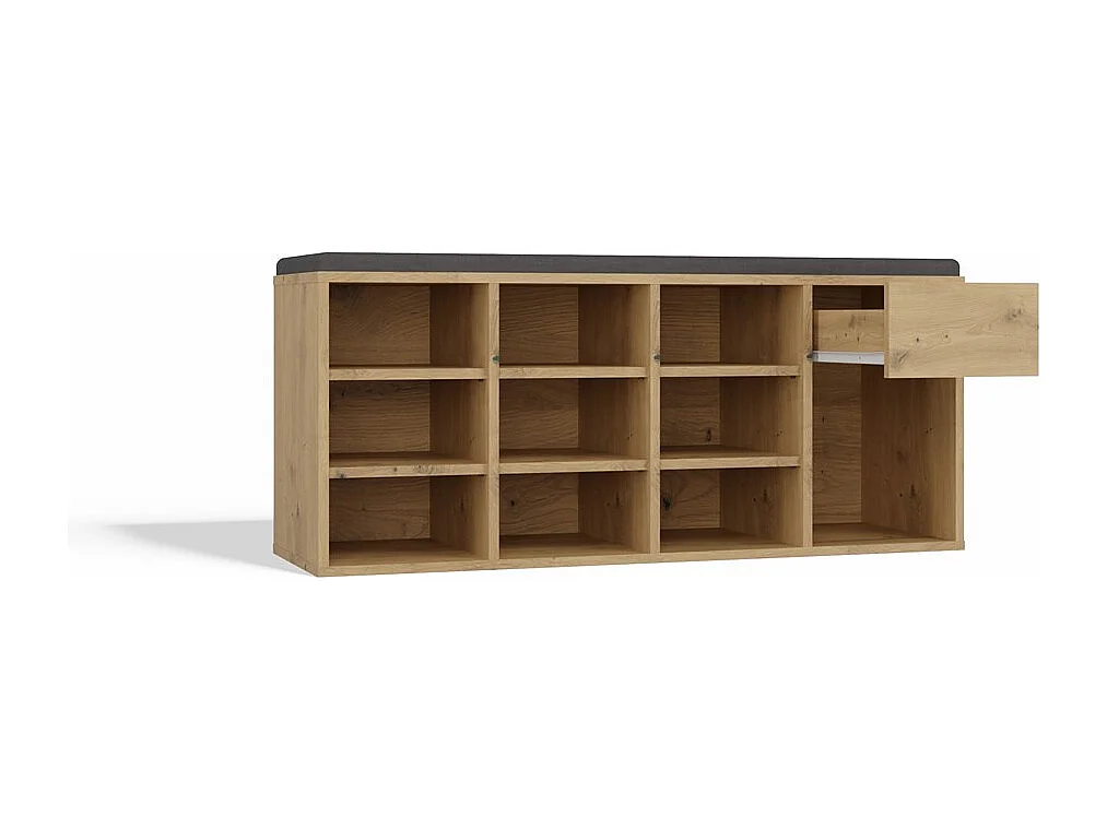 TALLIN – Schuhschrank – 35x110x49 cm – Eiche Artisan – Für den Flur