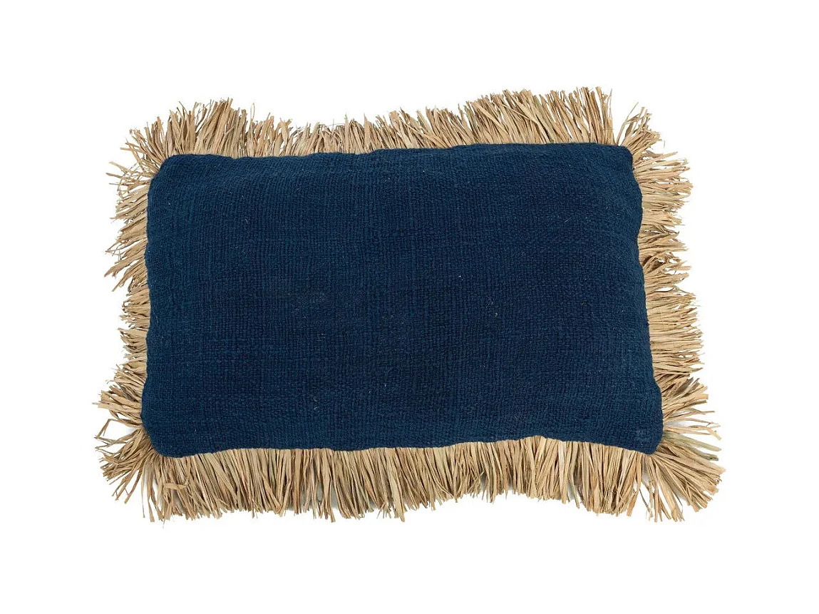 De Saint Tropez Kussenhoes - Blauw Naturel - 30x50