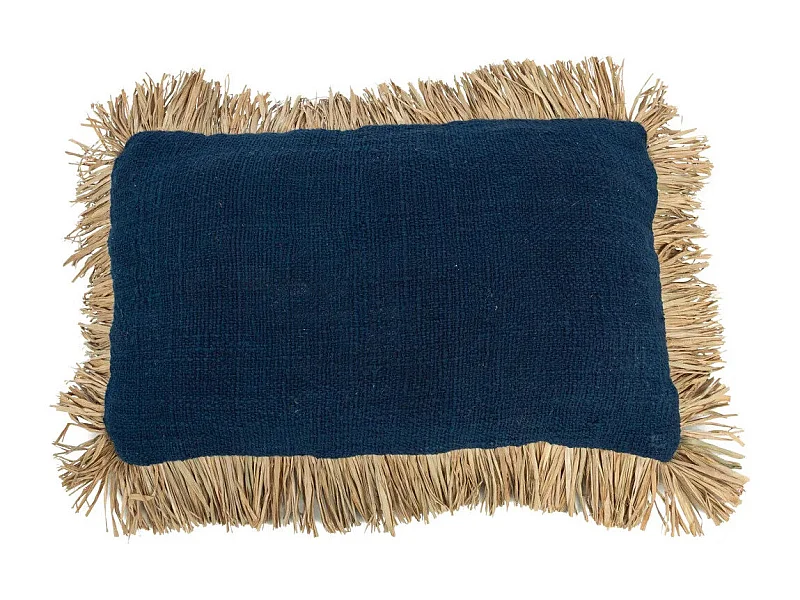 De Saint Tropez Kussenhoes - Blauw Naturel - 30x50