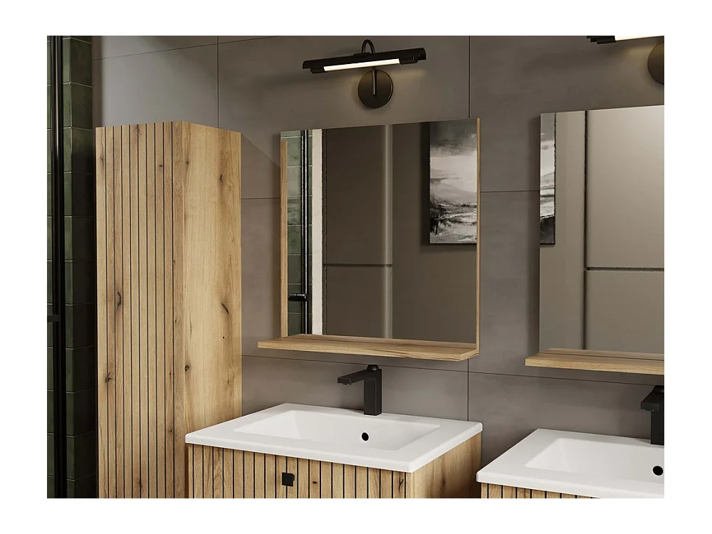 TIGO - Espejo de baño con estante tigo 60x61,5 cm