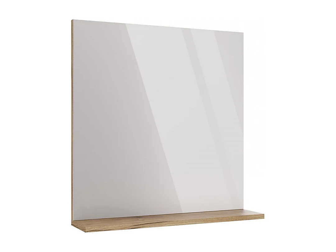 TIGO - Specchio da bagno con mensola TIGO 60x61,5 cm