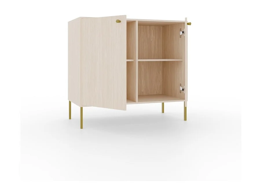 Credenza Tuli /ante girevoli/cassetti/piano del mobile/Beige