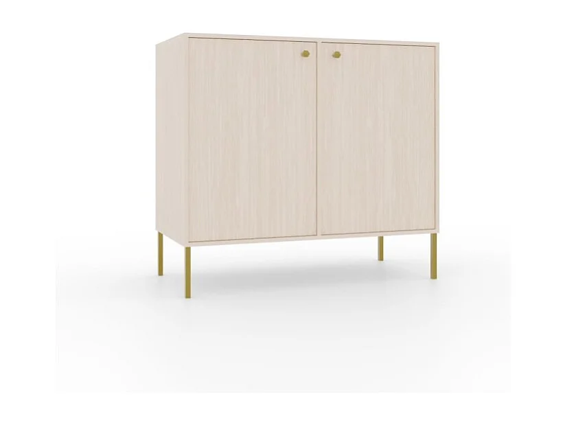 Credenza Tuli /ante girevoli/cassetti/piano del mobile/Beige