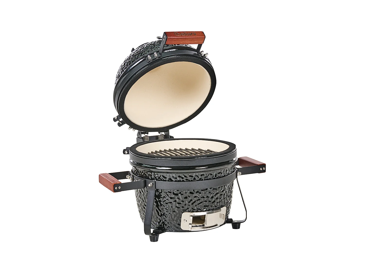 Mini barbecue au charbon de bois KAMADO Céramique Noir