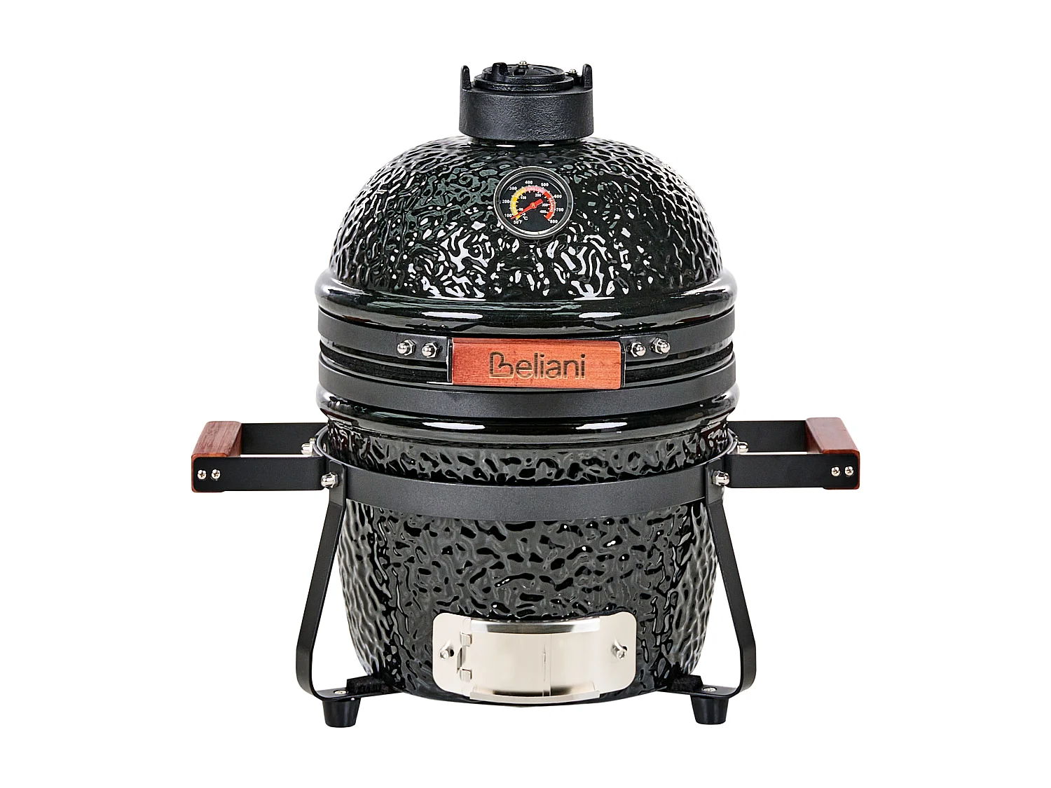 Mini barbecue au charbon de bois KAMADO Céramique Noir