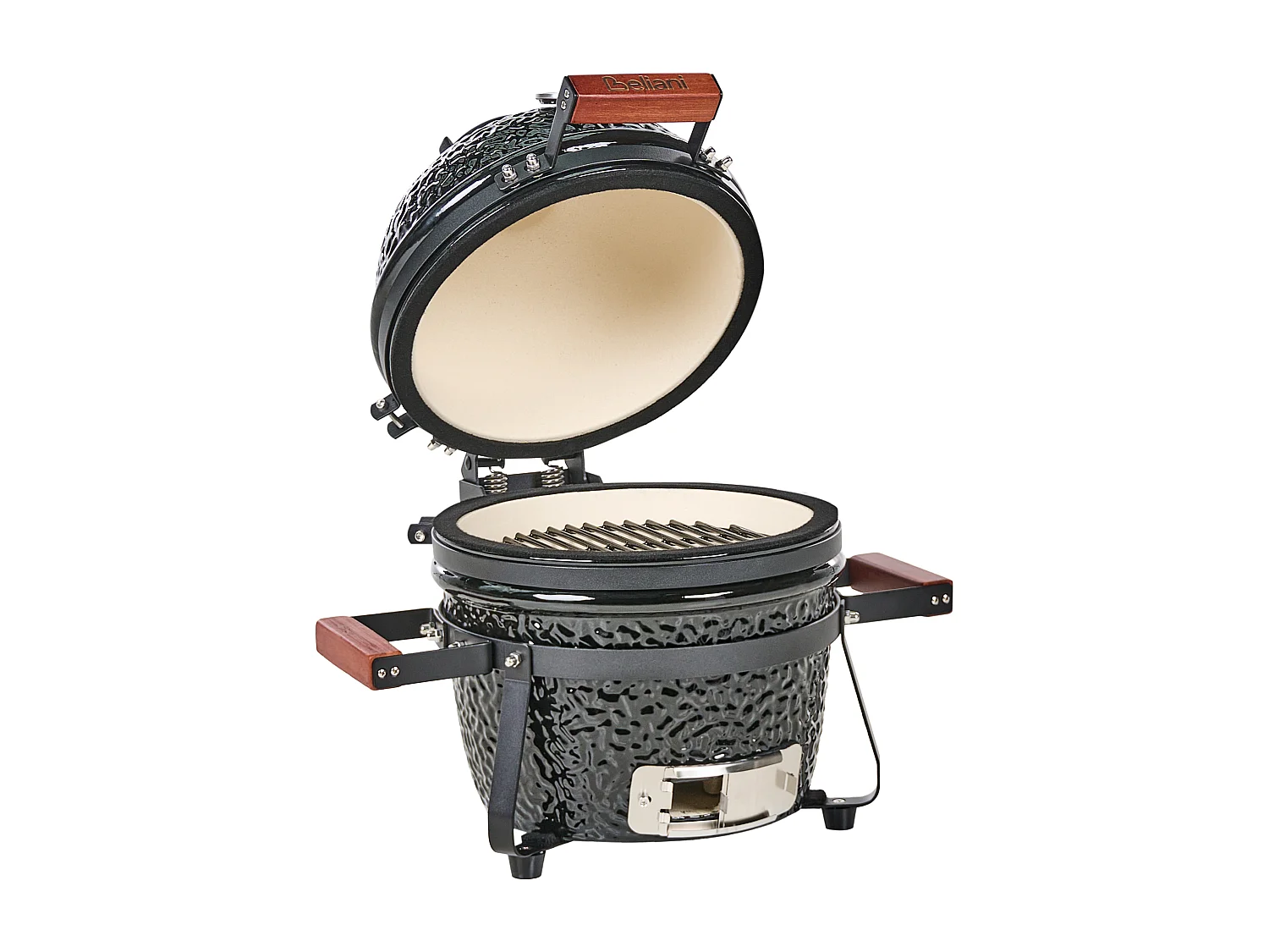 Mini barbecue au charbon de bois KAMADO Céramique Noir