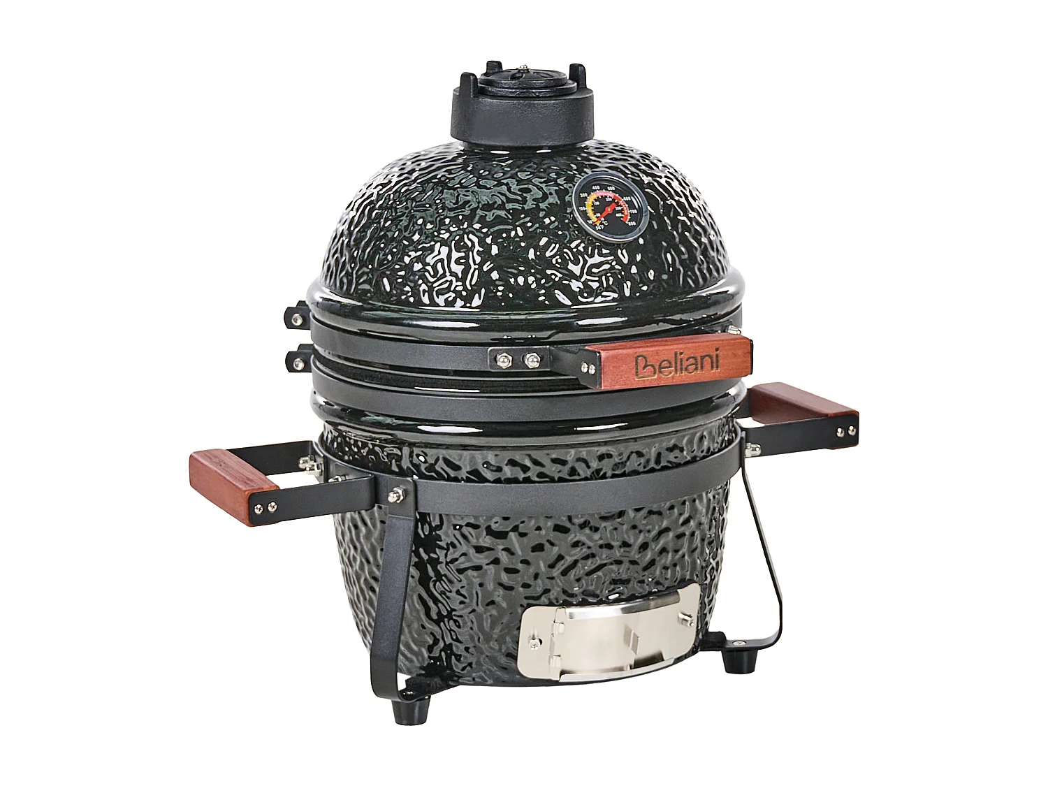 Mini barbecue au charbon de bois KAMADO Céramique Noir