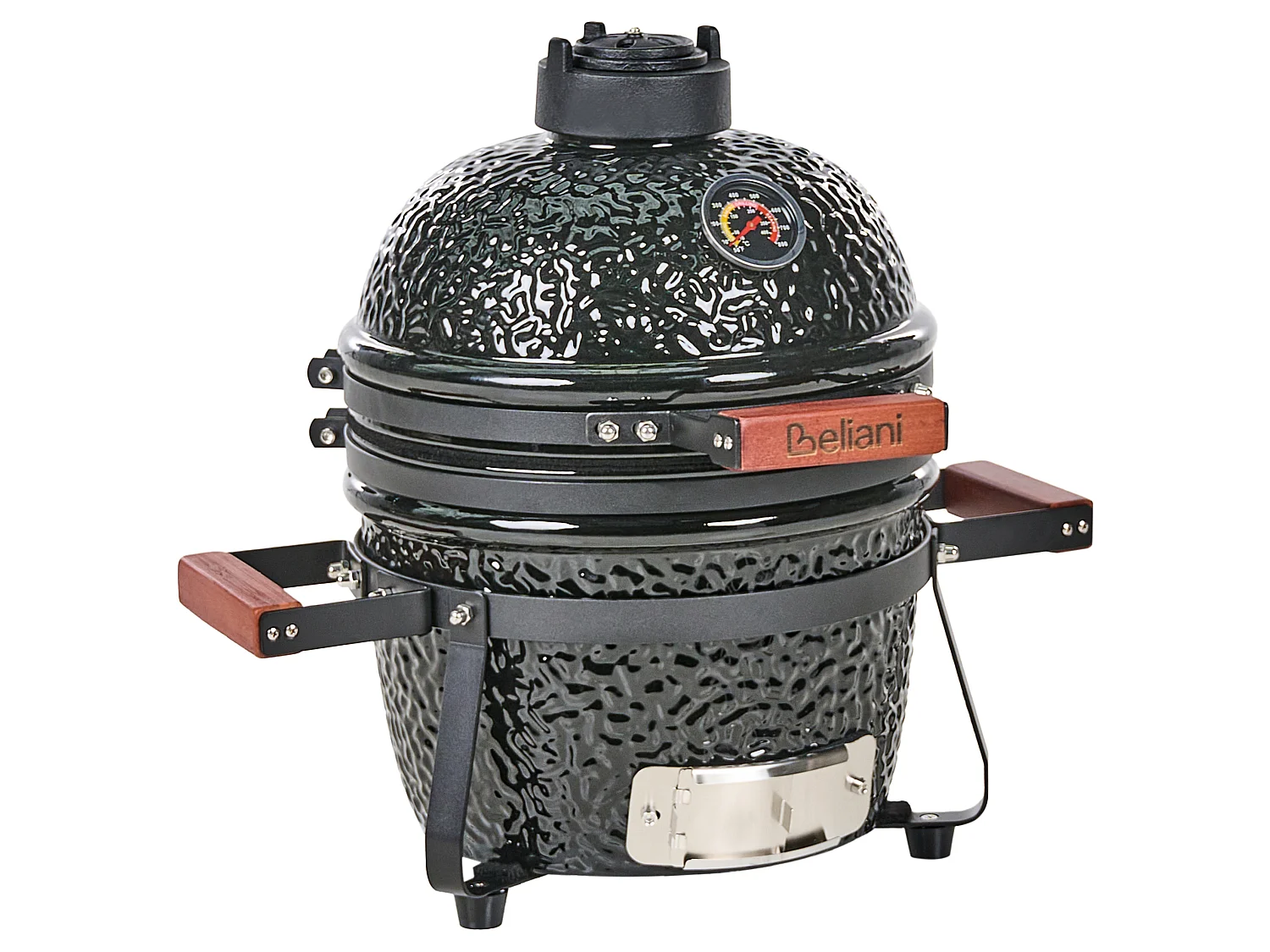 Mini Charcoal BBQ Grill KAMADO Ceramic Black