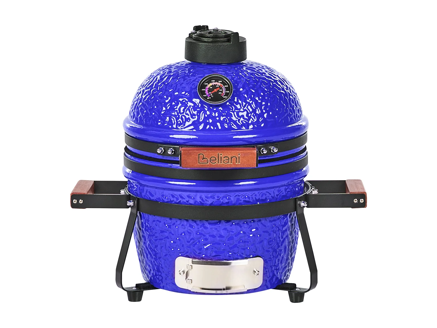 Mini barbecue au charbon de bois KAMADO Céramique Bleu