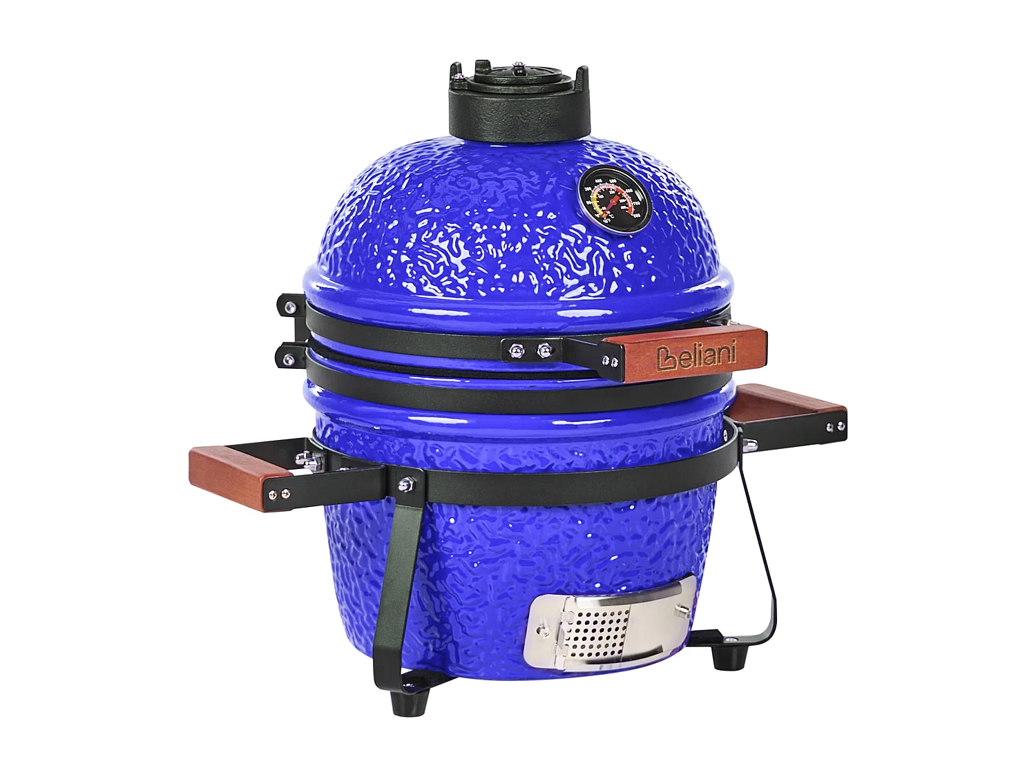 Mini barbecue au charbon de bois KAMADO Céramique Bleu