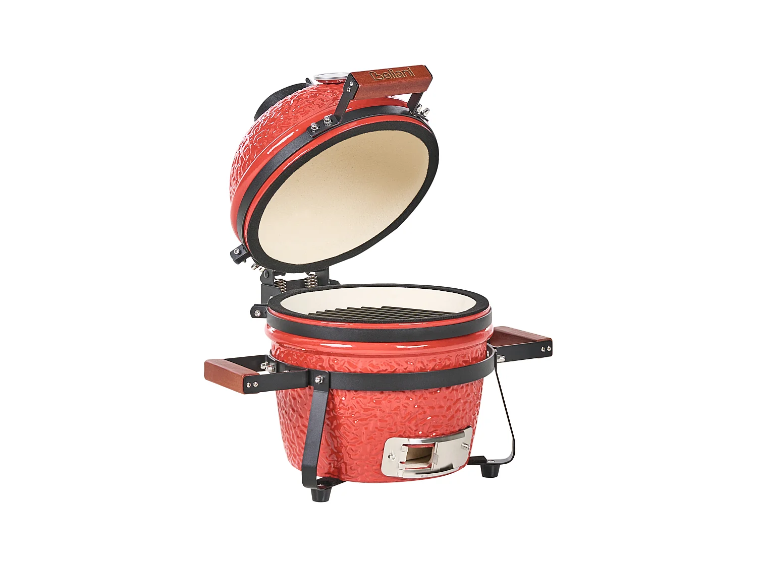 Mini barbecue au charbon de bois KAMADO Céramique Rouge