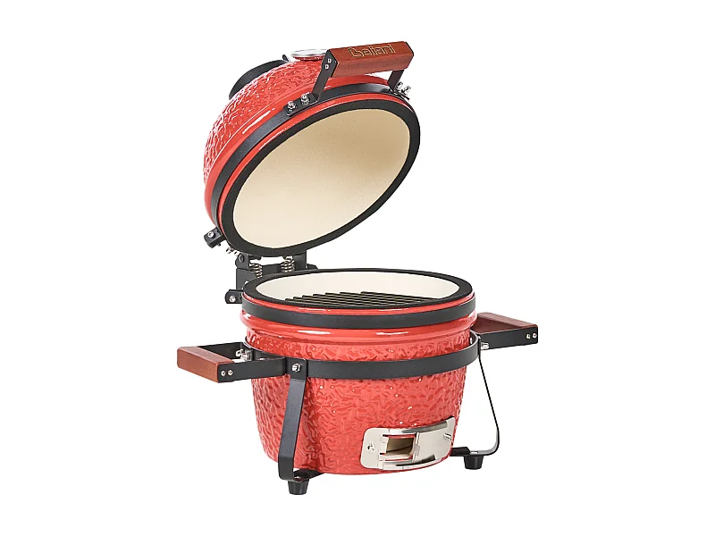 Mini barbecue au charbon de bois KAMADO Céramique Rouge