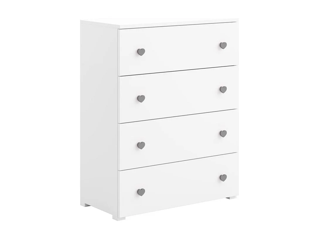 Sideboard Liva/Schubladen/Möbelplatte/Weiss@Grau