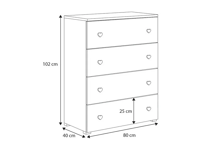 Sideboard Liva/Schubladen/Möbelplatte/Weiss@Grau