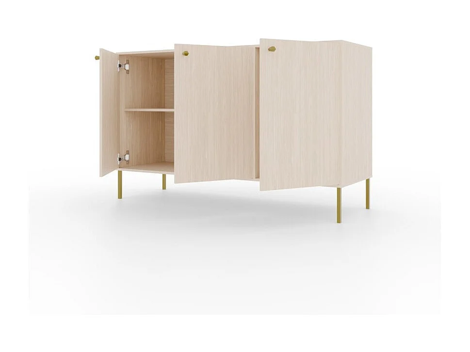 Credenza Tuli Store/porte girevoli/piano del mobile/Beige