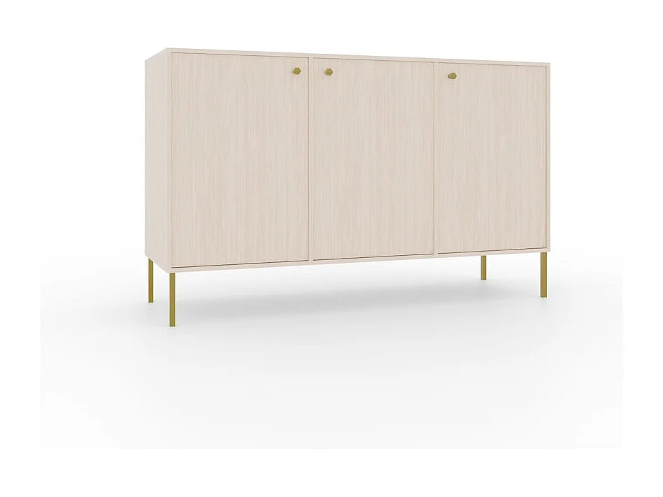 Sideboard Tuli Store/Drehtüren/Möbelplatte/Beige