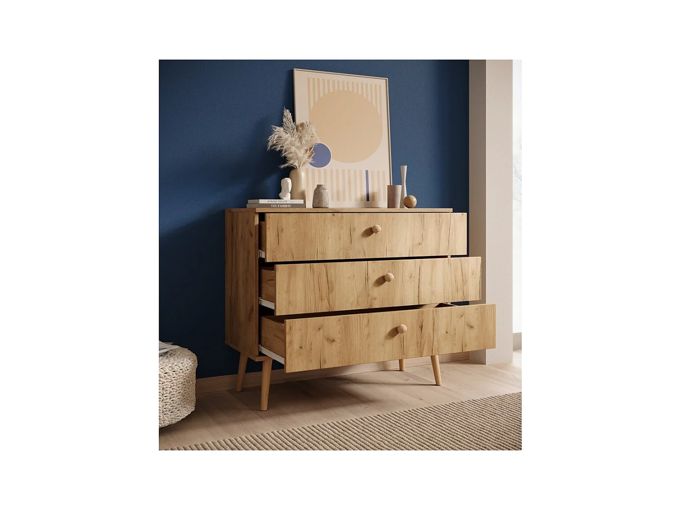 Sideboard Leni/Schubladen/Möbelplatte/Artisan