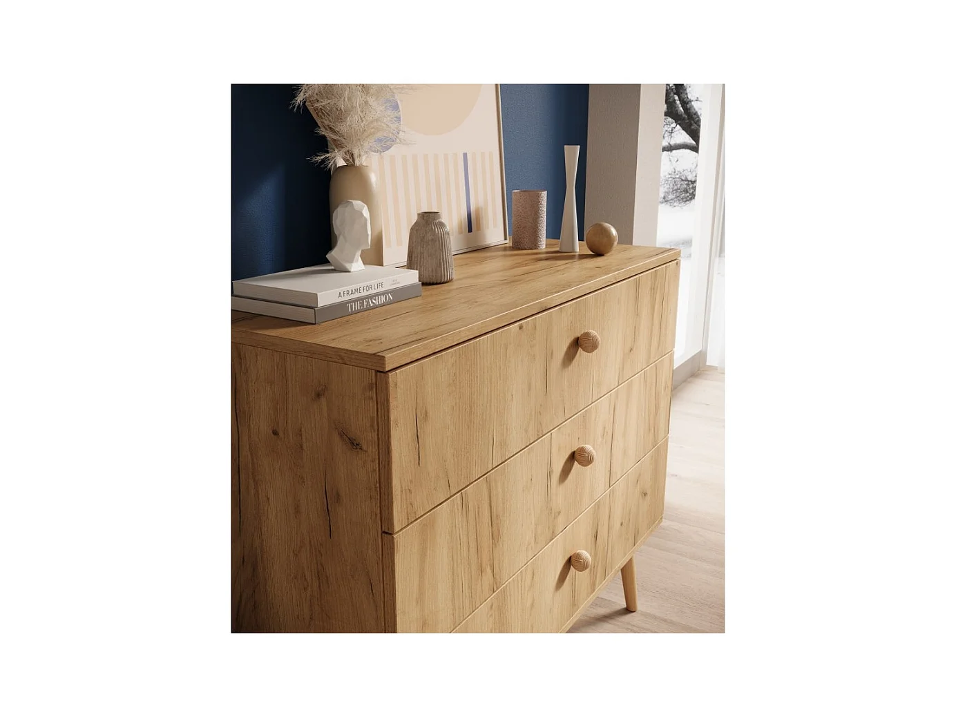 Sideboard Leni/Schubladen/Möbelplatte/Artisan