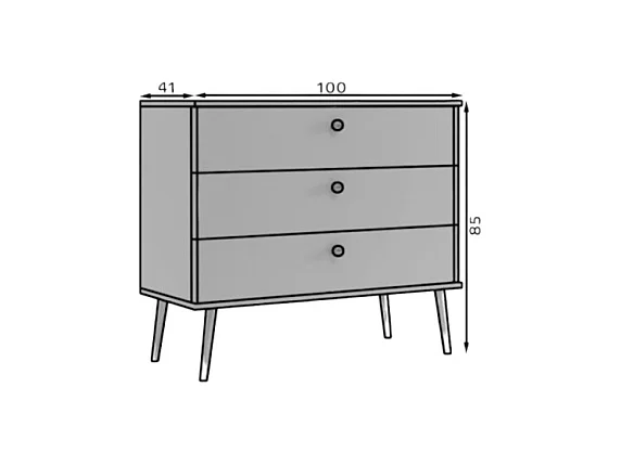 Sideboard Leni/Schubladen/Möbelplatte/Artisan