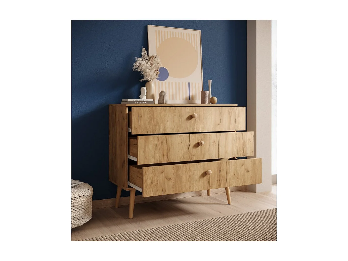 Sideboard Leni/Schubladen/Möbelplatte/Artisan